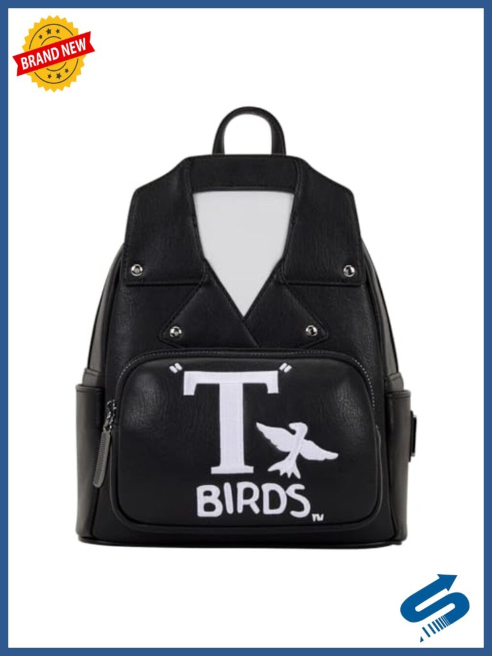 Faux Leather Grease T-Birds Cosplay Mini Backpack